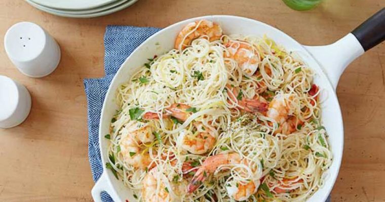 Shrimp Scampi with Angel Hair Pasta