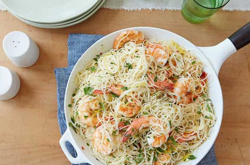 Shrimp Scampi with Angel Hair Pasta