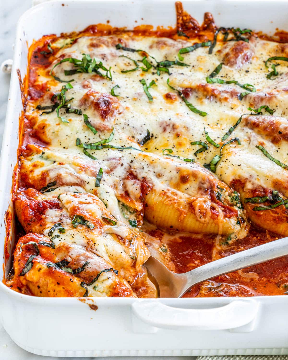 Stuffed Shells with Marinara