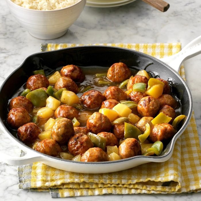 Hawaiian Pineapple Meatballs