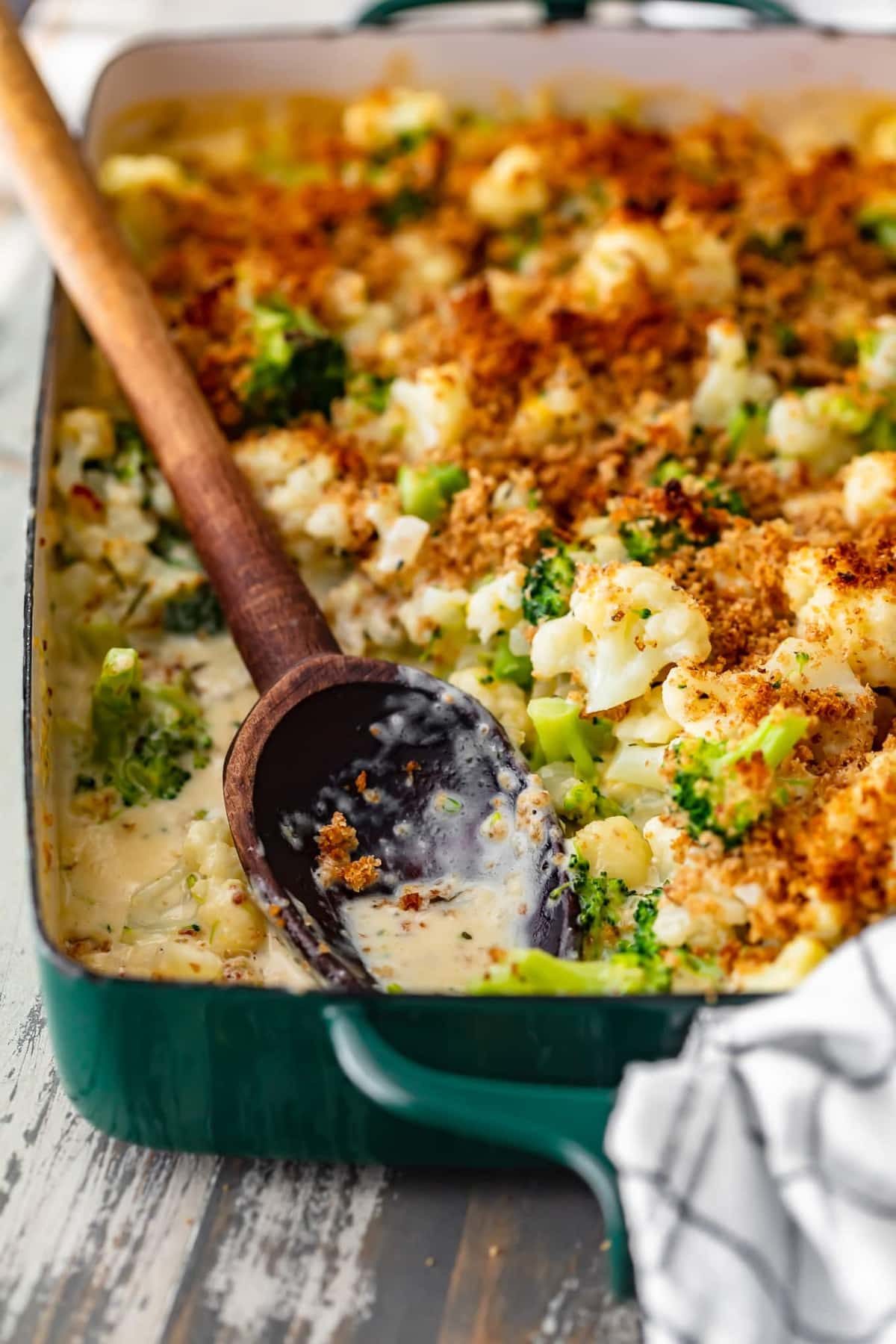 Broccoli Cauliflower Gratin